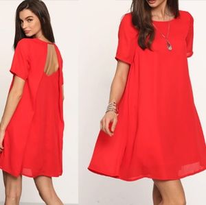 SHEIN Open Back Tent Dress sz LARGE